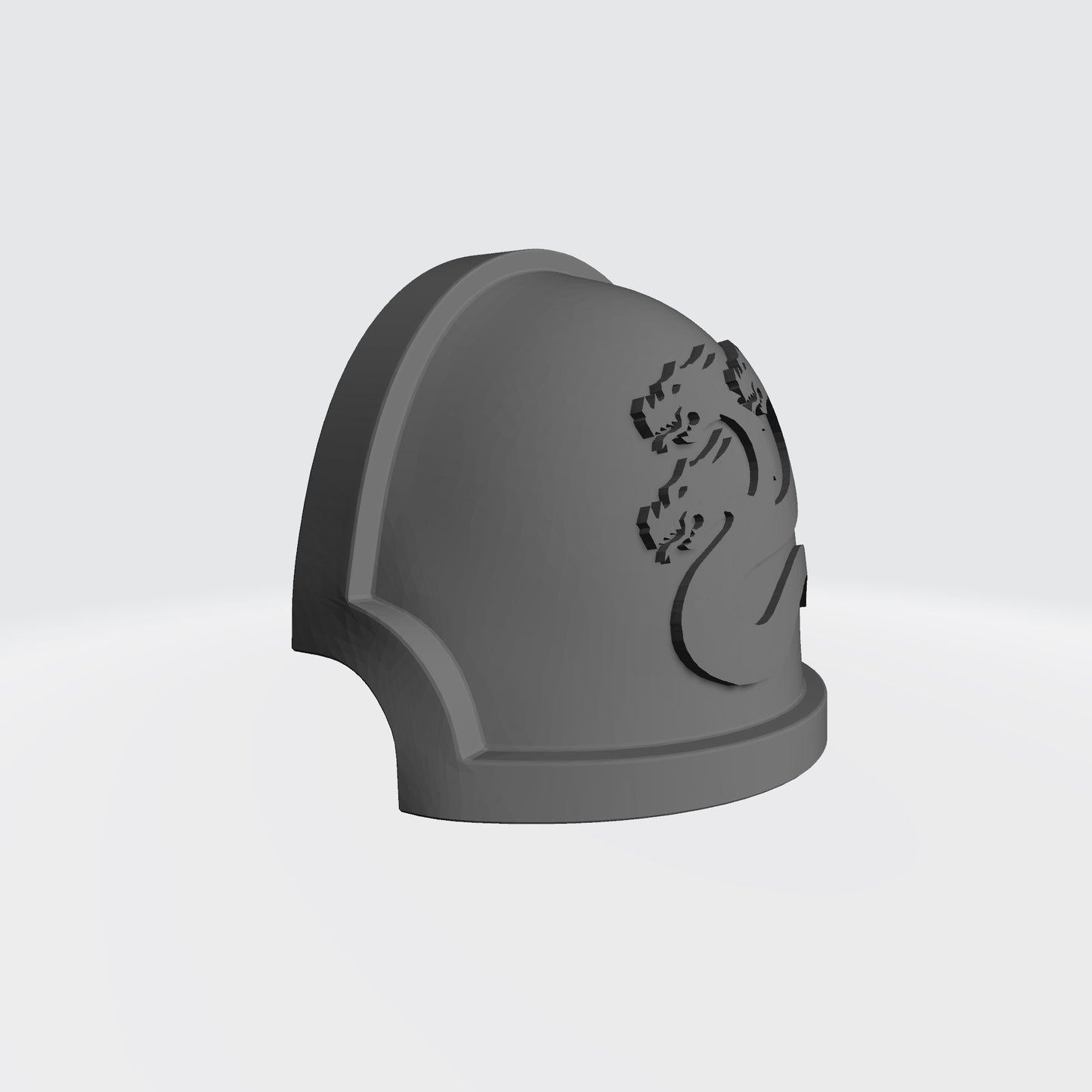 Alpha Legion MKX Notched (Stealth) Shoulder Pad with Hydra for McFarlane Toys Action Figures