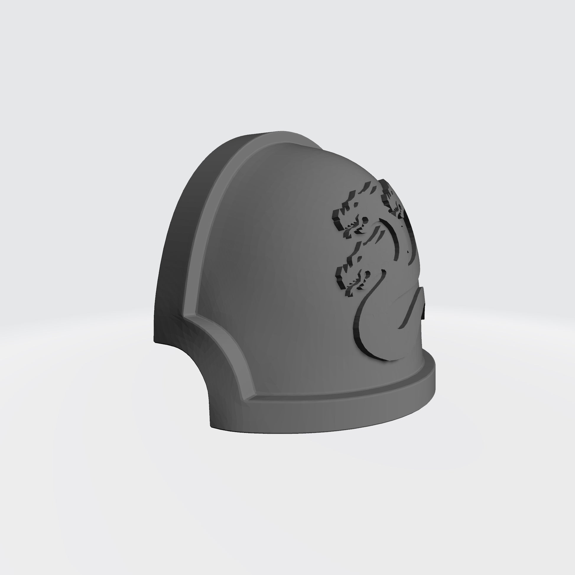 Alpha Legion MKX Notched (Stealth) Shoulder Pad with Hydra for McFarlane Toys Action Figures