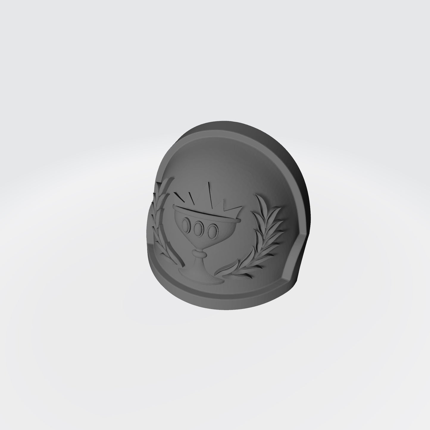 Soul Drinkers Chapter MKX Notched (Stealth) Shoulder Pad for McFarlane Toys Space Marines by Fantasy World Games