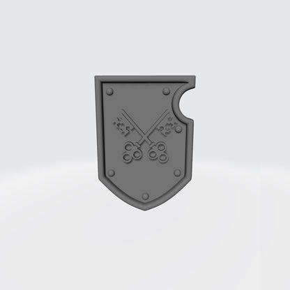 Angels of Iron Shoulder Pad Shield Ver. 01a for McFarlane Toys Space Marine Action Figures