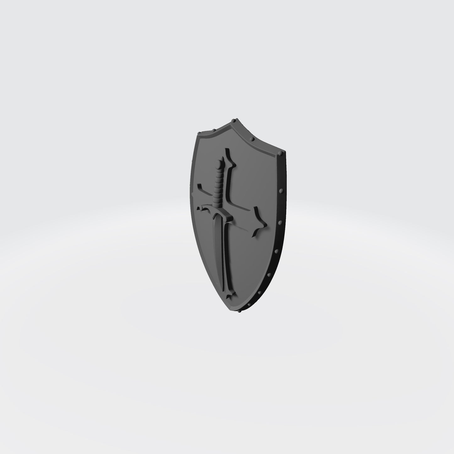 Space Marine Shoulder Pad Shield Ver. 04a with Cross and Sword for McFarlane Toys Space Marine Action Figures