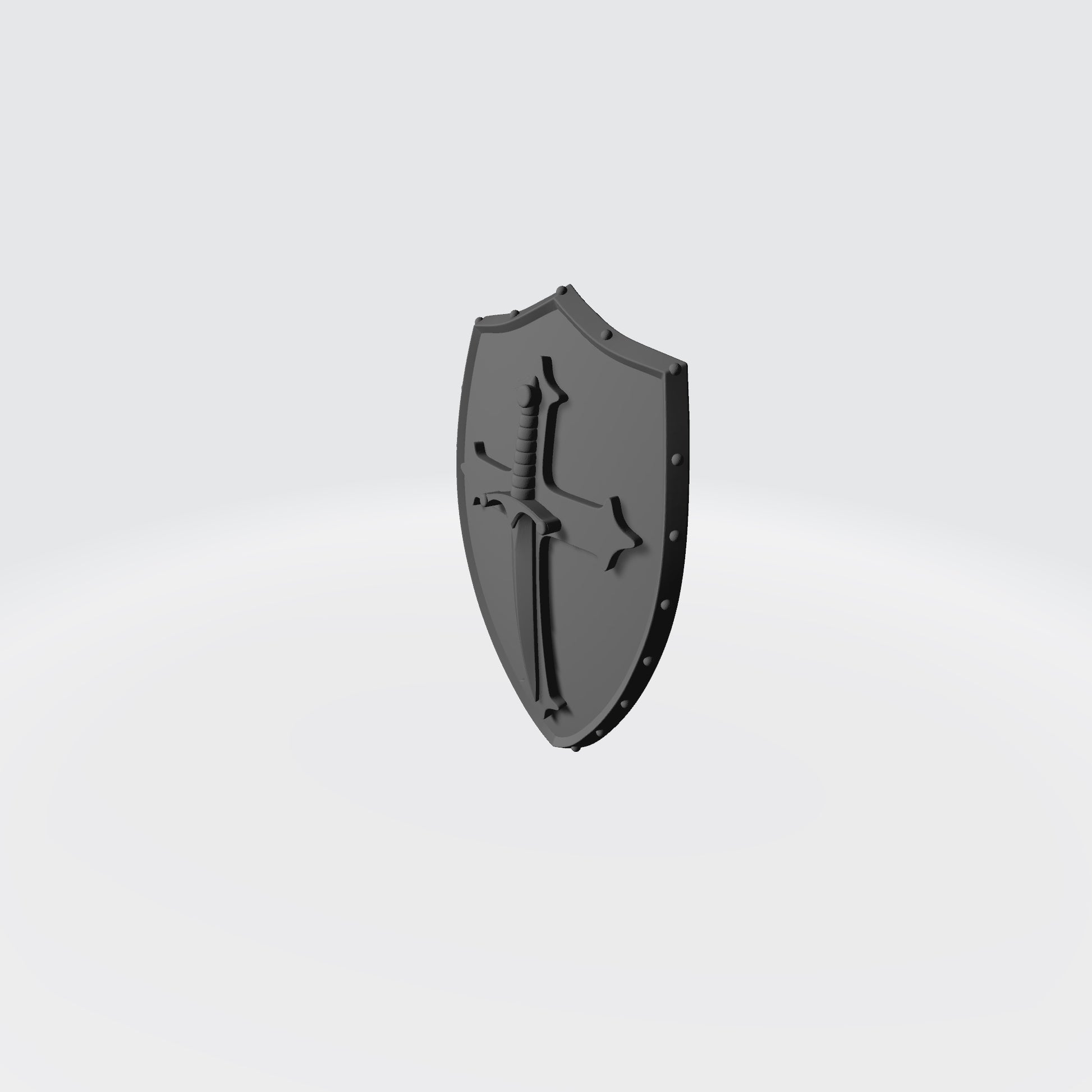 Space Marine Shoulder Pad Shield Ver. 04a with Cross and Sword for McFarlane Toys Space Marine Action Figures