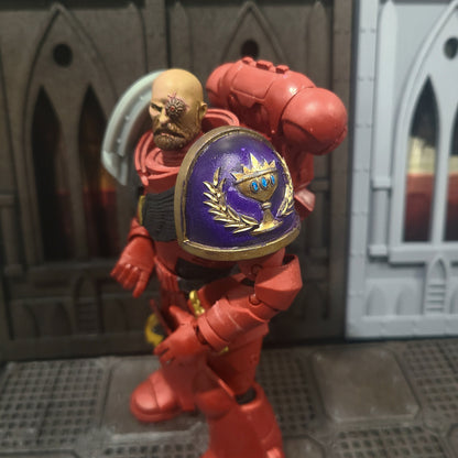 Soul Drinkers Chapter MKIV Shoulder Pad Compatible with McFarlane Toys 1:12th Scale Battle Brothers