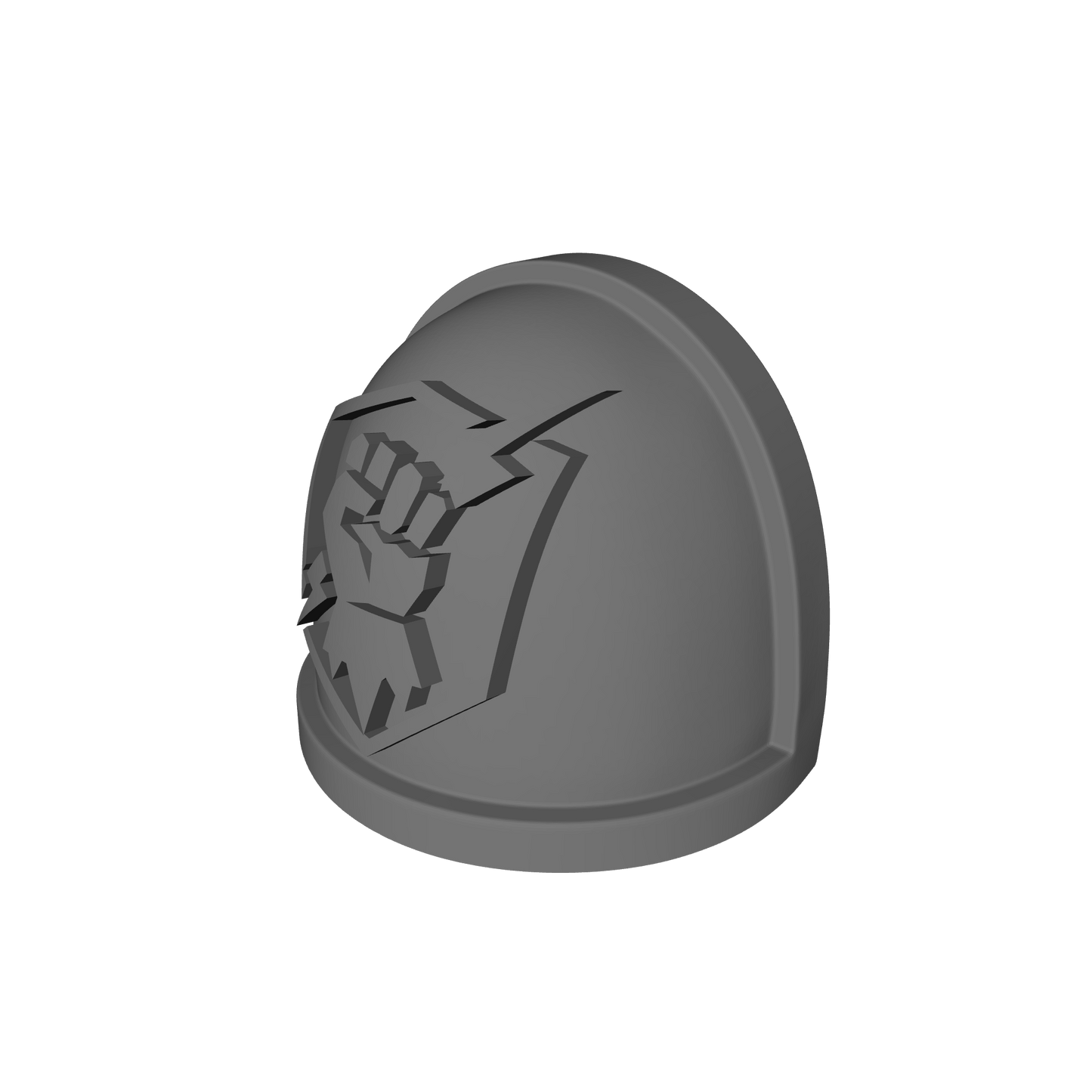 Monarch Fists Warrior Order Type 4 V1-5 Shoulder Pad compatible with McFarlane Toys 7-inch armored action figures custom resin pauldron