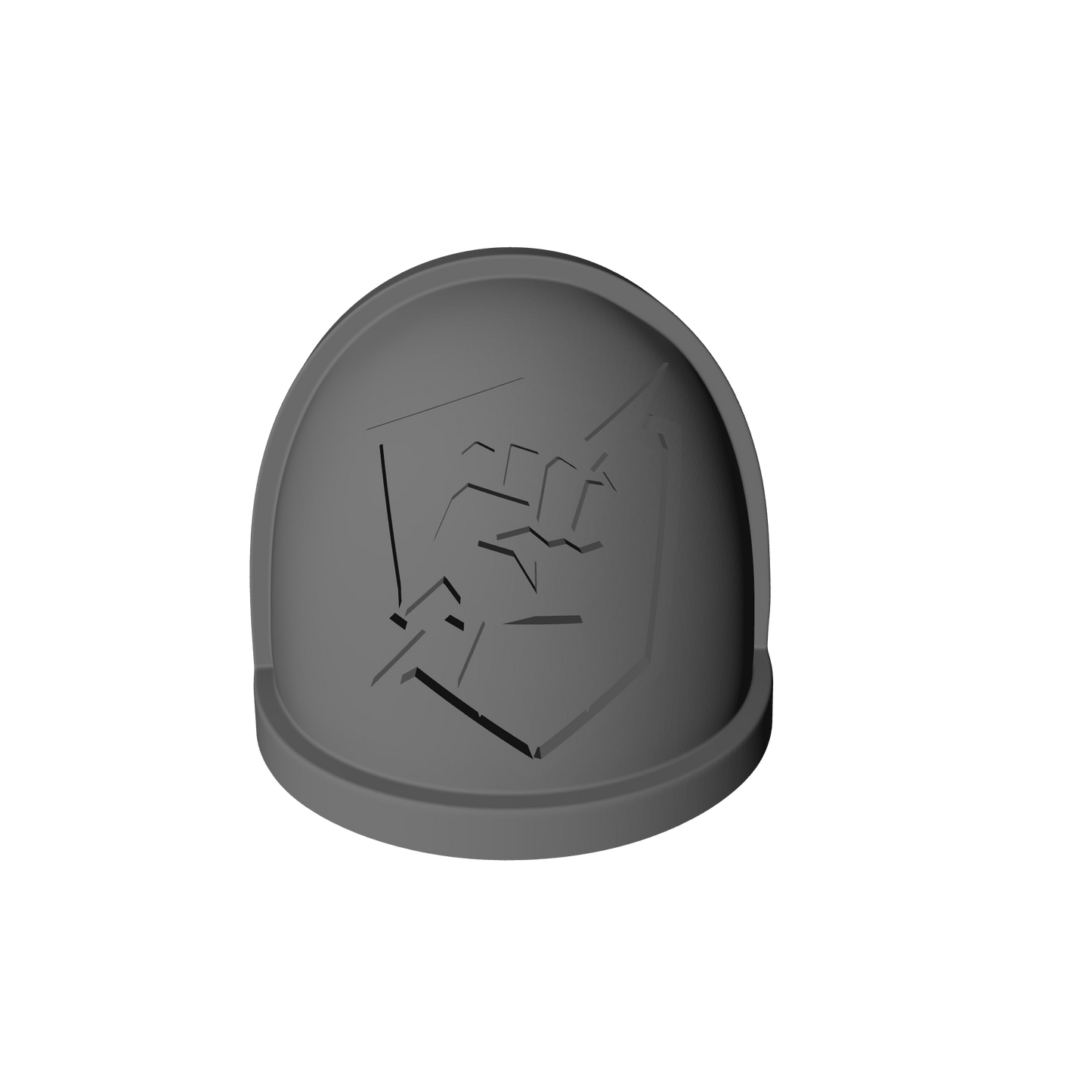 Monarch Fists Warrior Order Type 4 V1-5 Shoulder Pad compatible with McFarlane Toys 7-inch armored action figures custom resin pauldron