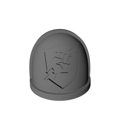 Monarch Fists Warrior Order Type 4 V1-5 Shoulder Pad compatible with McFarlane Toys 7-inch armored action figures custom resin pauldron
