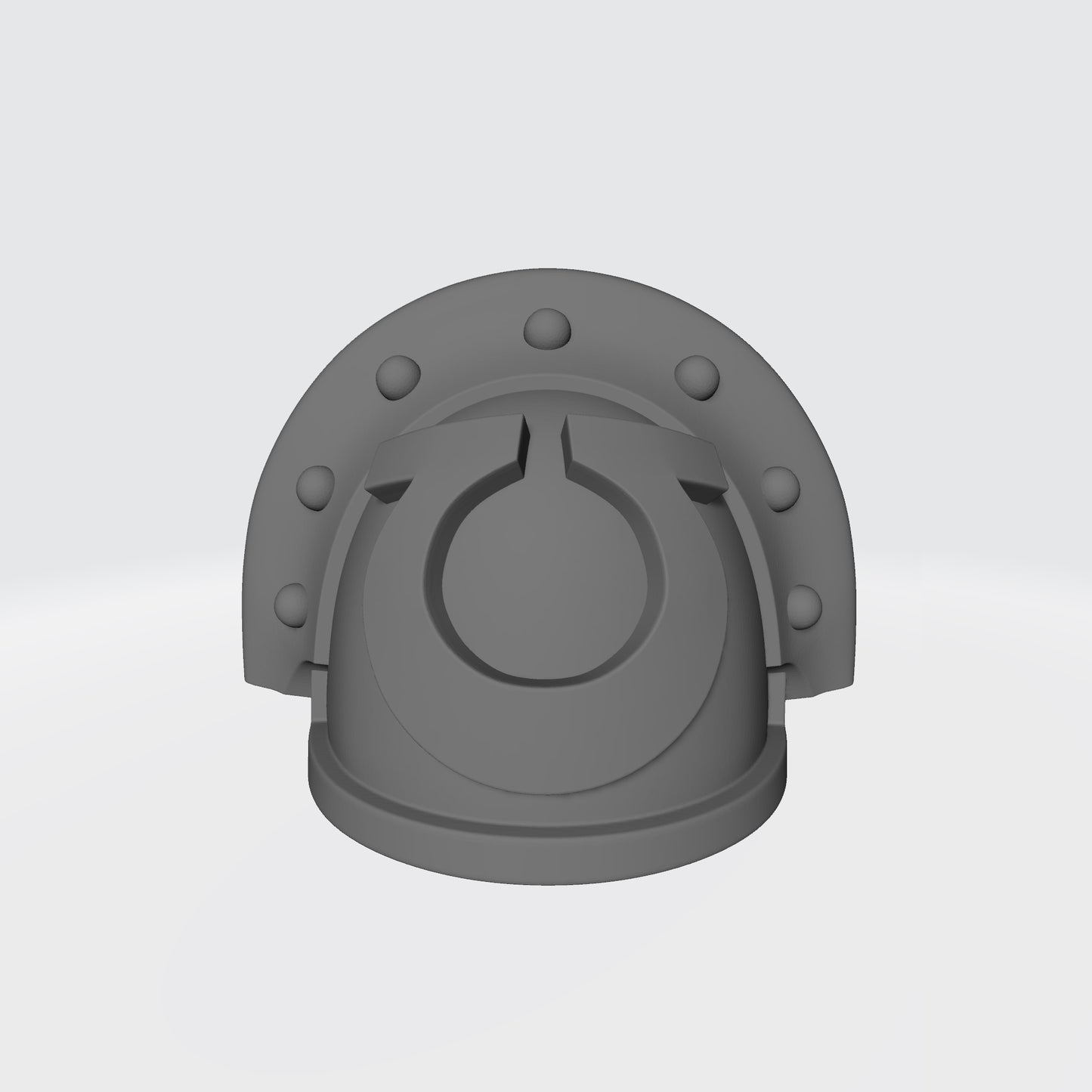 Ultramarines  MK III Shoulder Pad with Full Studded Ridge for McFarlane Toys Space Marines