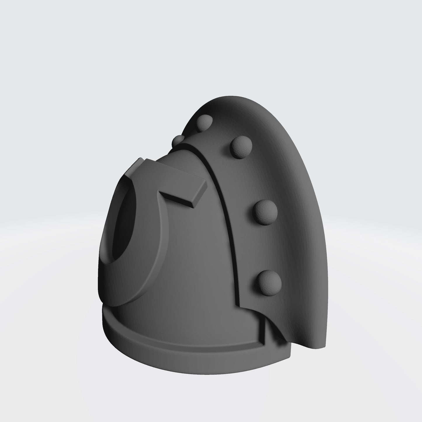 Ultramarines  MK III Shoulder Pad with Full Studded Ridge for McFarlane Toys Space Marines