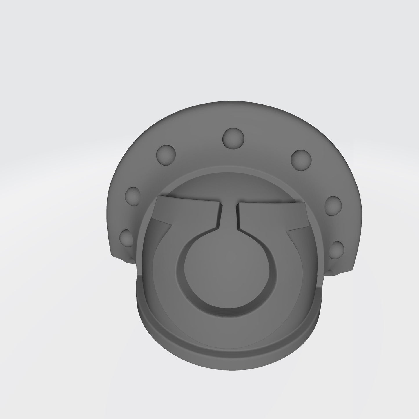 Ultramarines  MK III Shoulder Pad with Full Studded Ridge for McFarlane Toys Space Marines