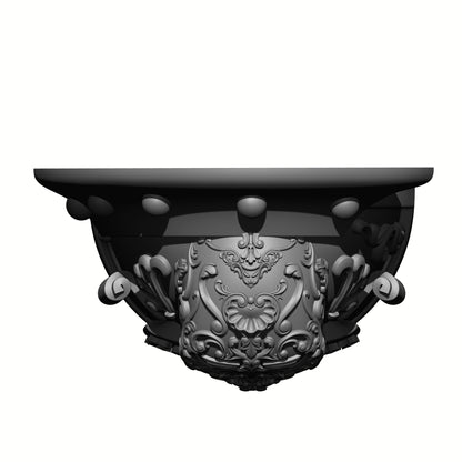 Los Muertos Chapter MK III Shoulder Pad 3 Quarter Studded Left for McFarlane Toys Space Marine Action Figures