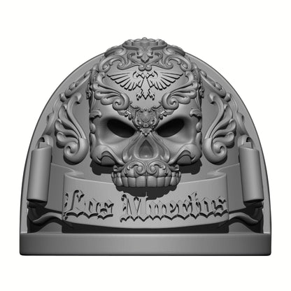 Los Muertos Chapter MKIV Shoulder Pad for McFarlane Toys Space Marine Action Figures