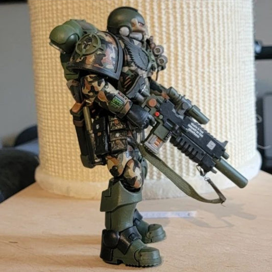 Marksman MKIV Shoulder Pad for McFarlane Toys Loyalist Marine Action Figures Custom 1:12th Scale Pauldron