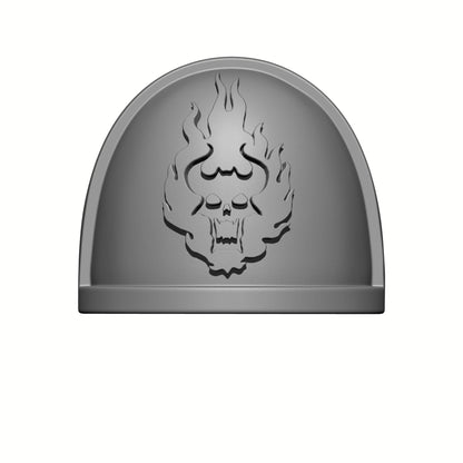 Word Bearers MKIV Shoulder Pad V1 for McFarlane Toys Battle Brother Action Figures