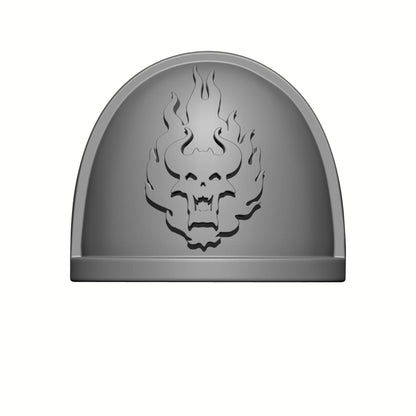 Word Bearers MKIV Shoulder Pad V2 for McFarlane Toys Battle Brother Action Figures