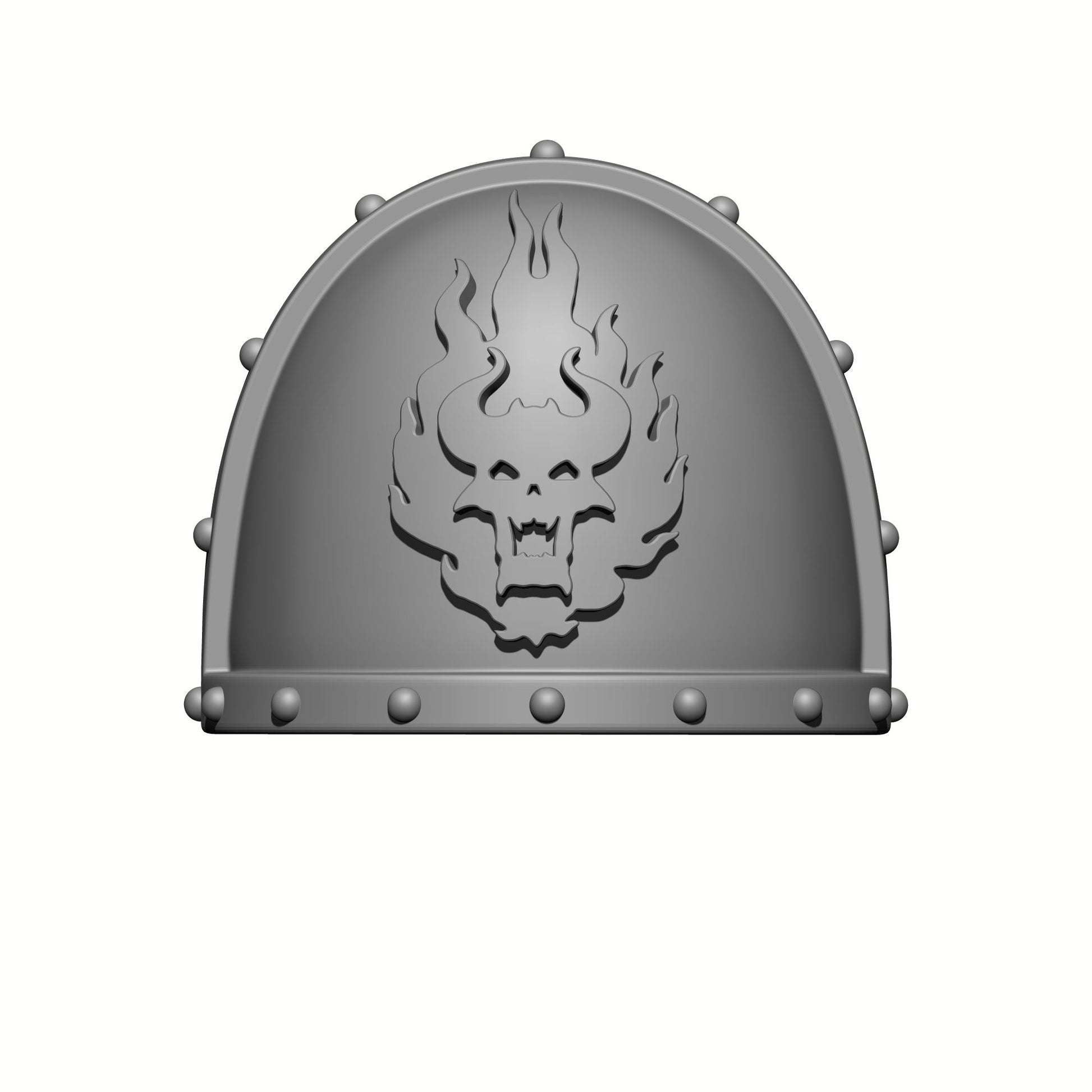 Word Bearers MK VII Shoulder Pad with Studs V2 for McFarlane Toys Space Marine Action Figures