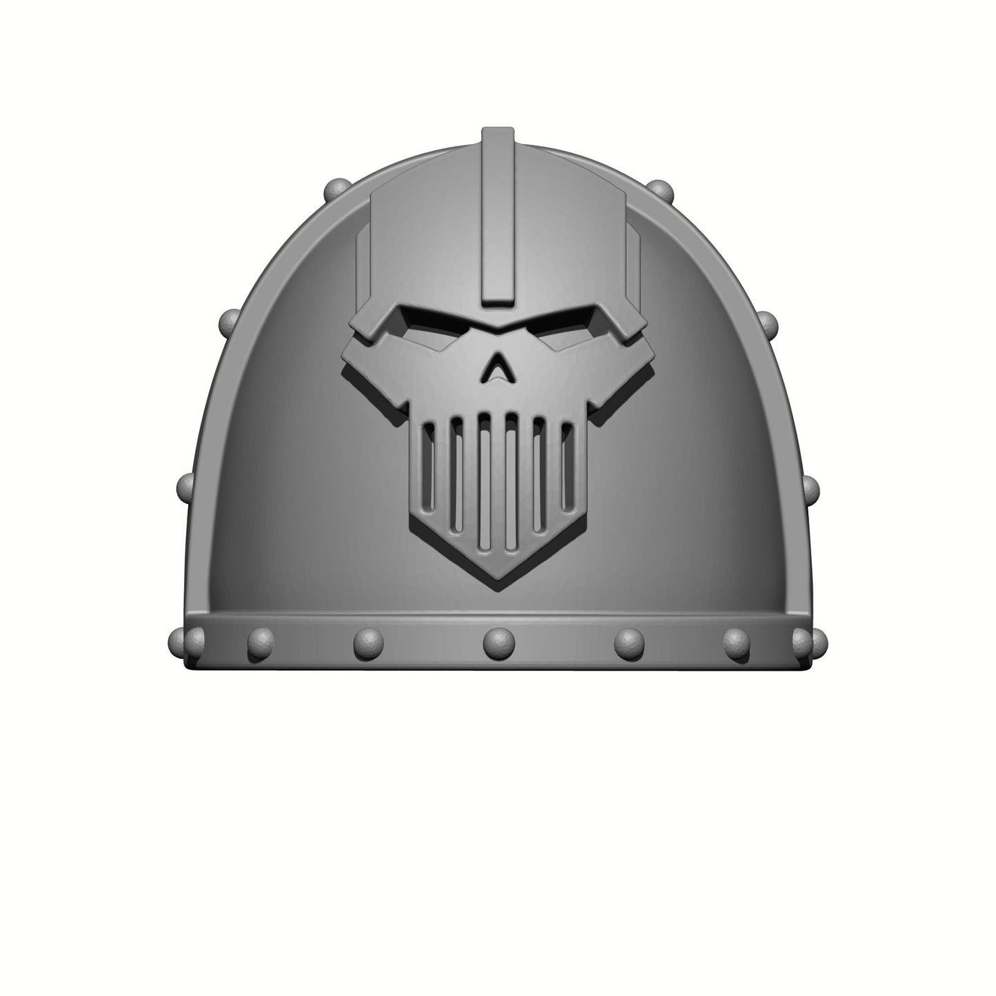 Iron Warriors Legion MKVII Shoulder Pad for McFarlane Toys 1:12th Scale Space Marine Action Figures designed by Fantasy World Games