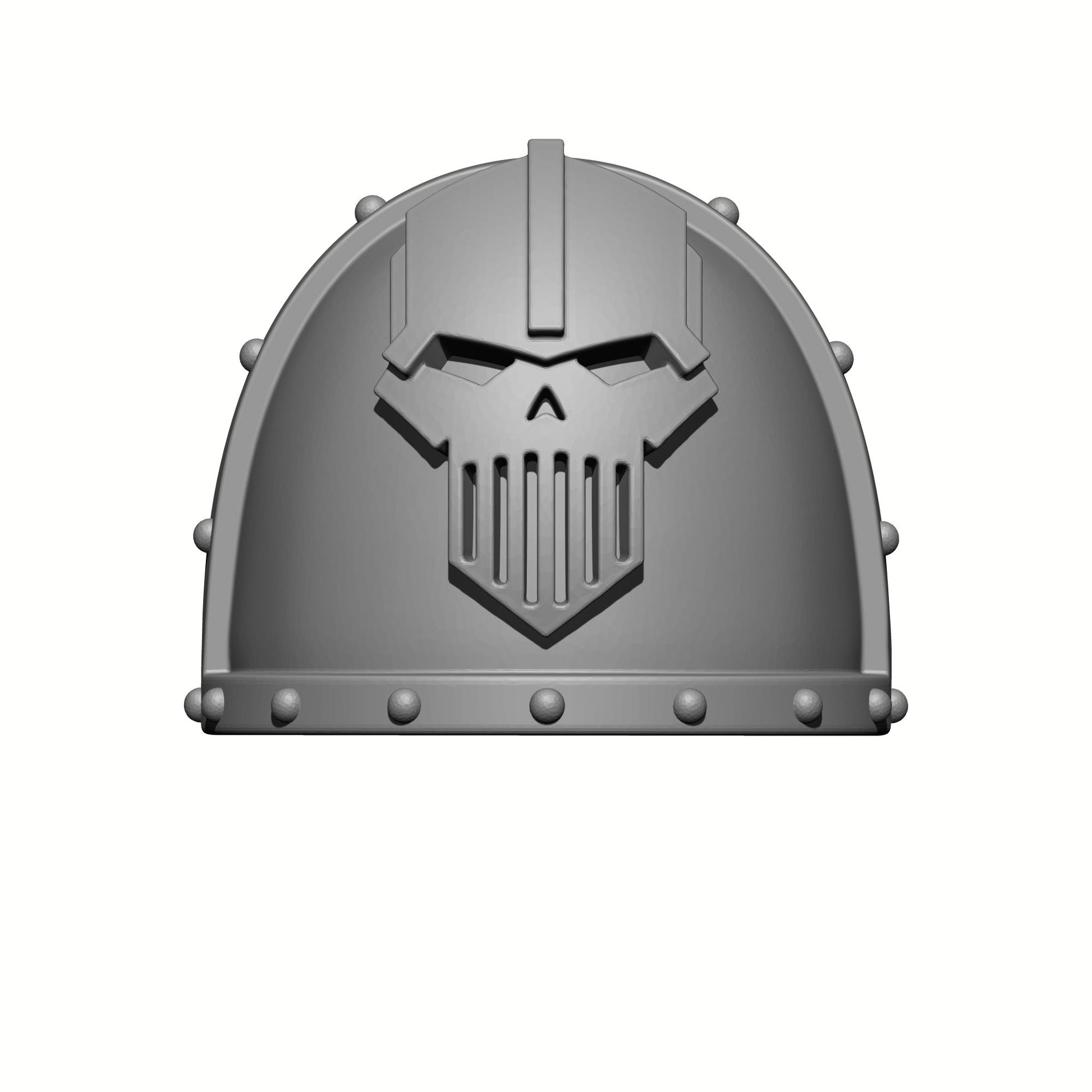 Iron Warriors Legion MKVII Shoulder Pad for McFarlane Toys 1:12th Scale Space Marine Action Figures designed by Fantasy World Games