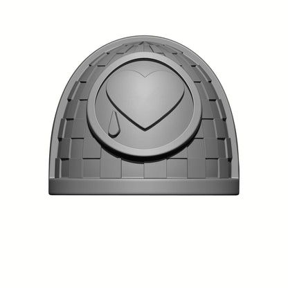 Lamenters Chapter VII Shoulder Pad Compatible with McFarlane Toys Space Marine Action Figures