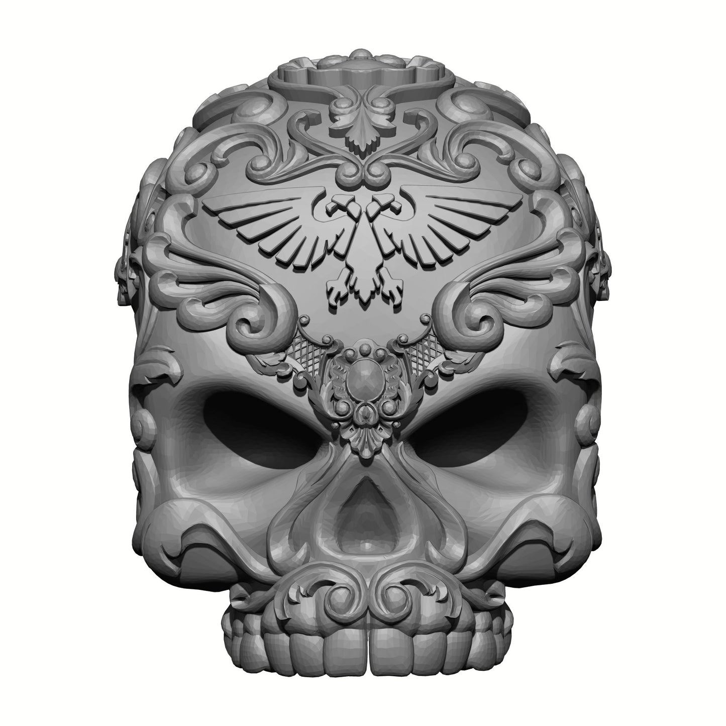 Los Muertos Chapter Shoulder Pad Skull Decal for McFarlane Toys Space Marine Action Figures