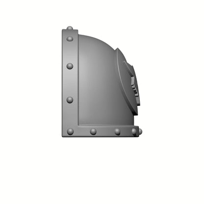 Space Marine Luna Wolves Legion MKVII Shoulder Pad with Studs for Grimdark Battle Brothers Action Figures and Miniatures