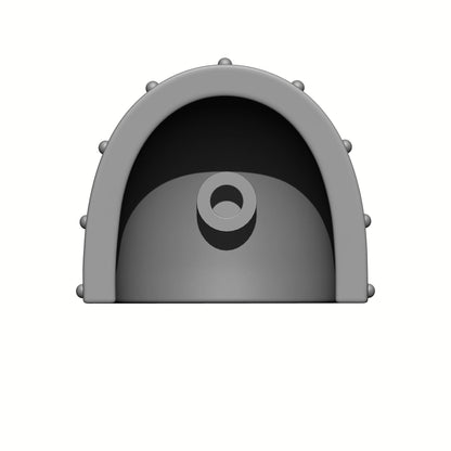 Space Marine Luna Wolves Legion MKVII Shoulder Pad with Studs for Grimdark Battle Brothers Action Figures and Miniatures