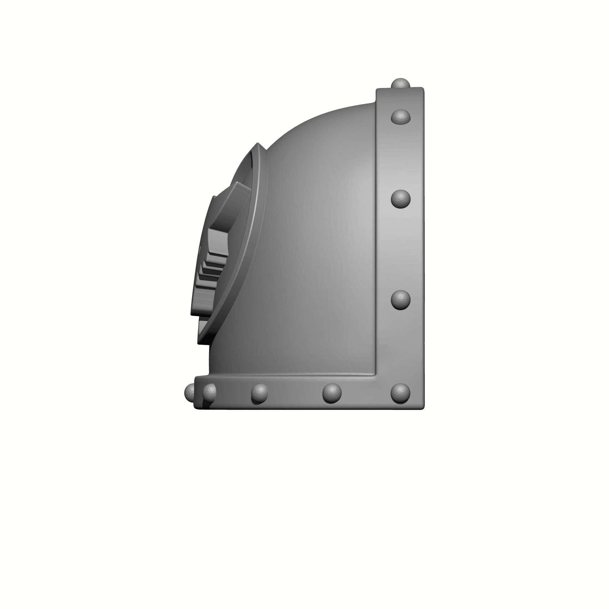 Space Marine Luna Wolves Legion MKVII Shoulder Pad with Studs for Grimdark Battle Brothers Action Figures and Miniatures