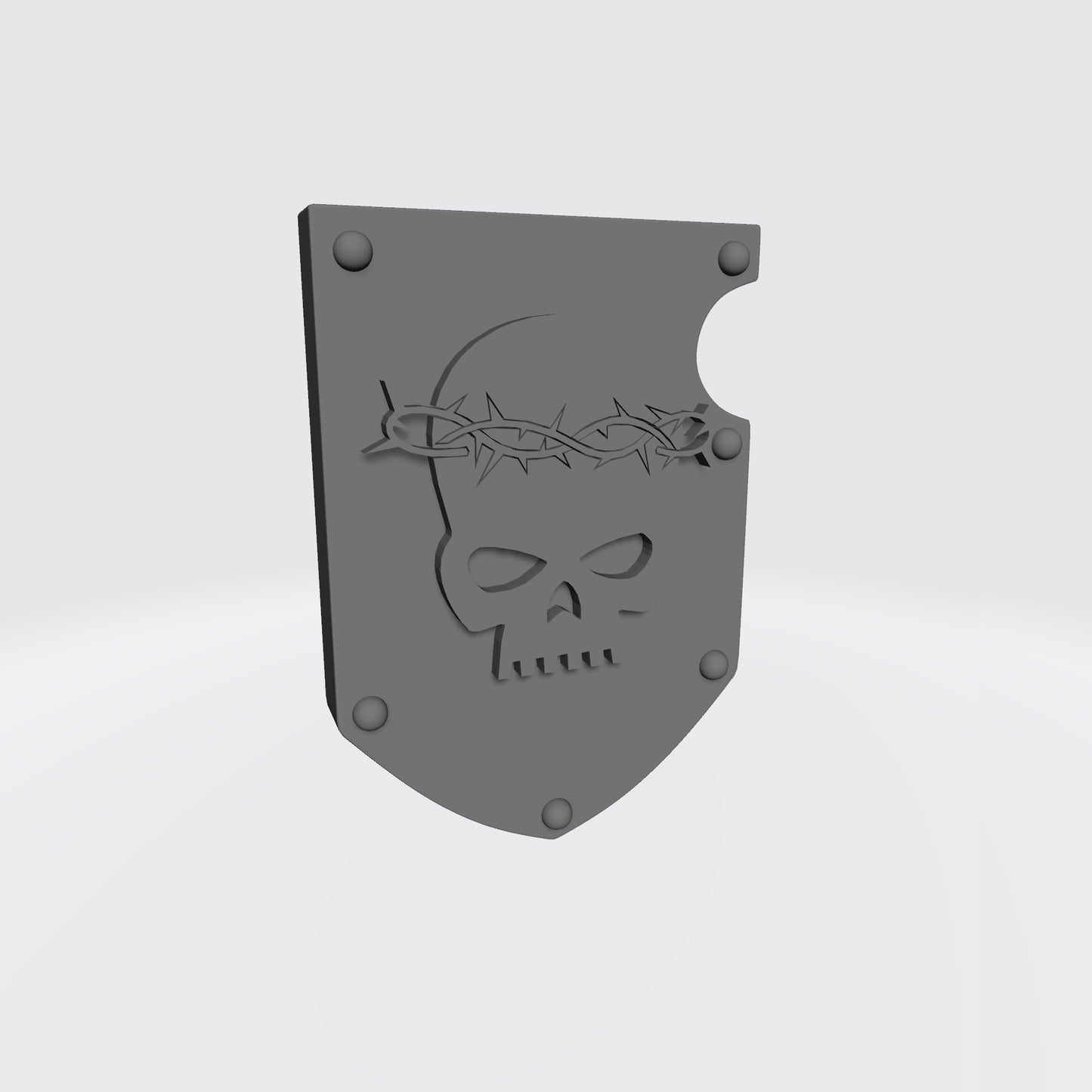 Angels Penitent Chapter Shoulder Pad Shield Ver. 01 for McFarlane Toys Grimdark Marine Action Figures