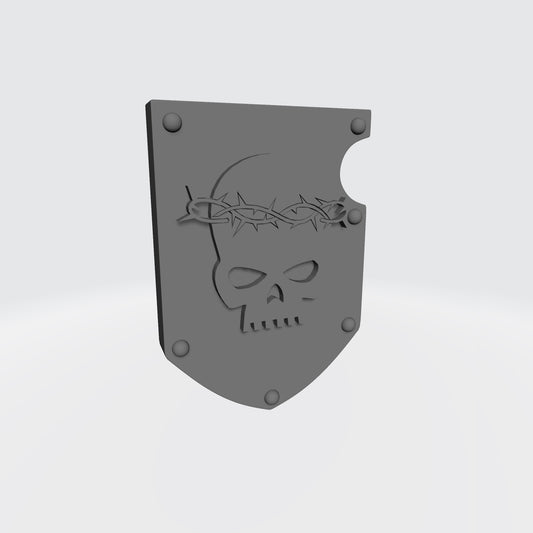 Angels Penitent Chapter Shoulder Pad Shield Ver. 01 for McFarlane Toys Grimdark Marine Action Figures