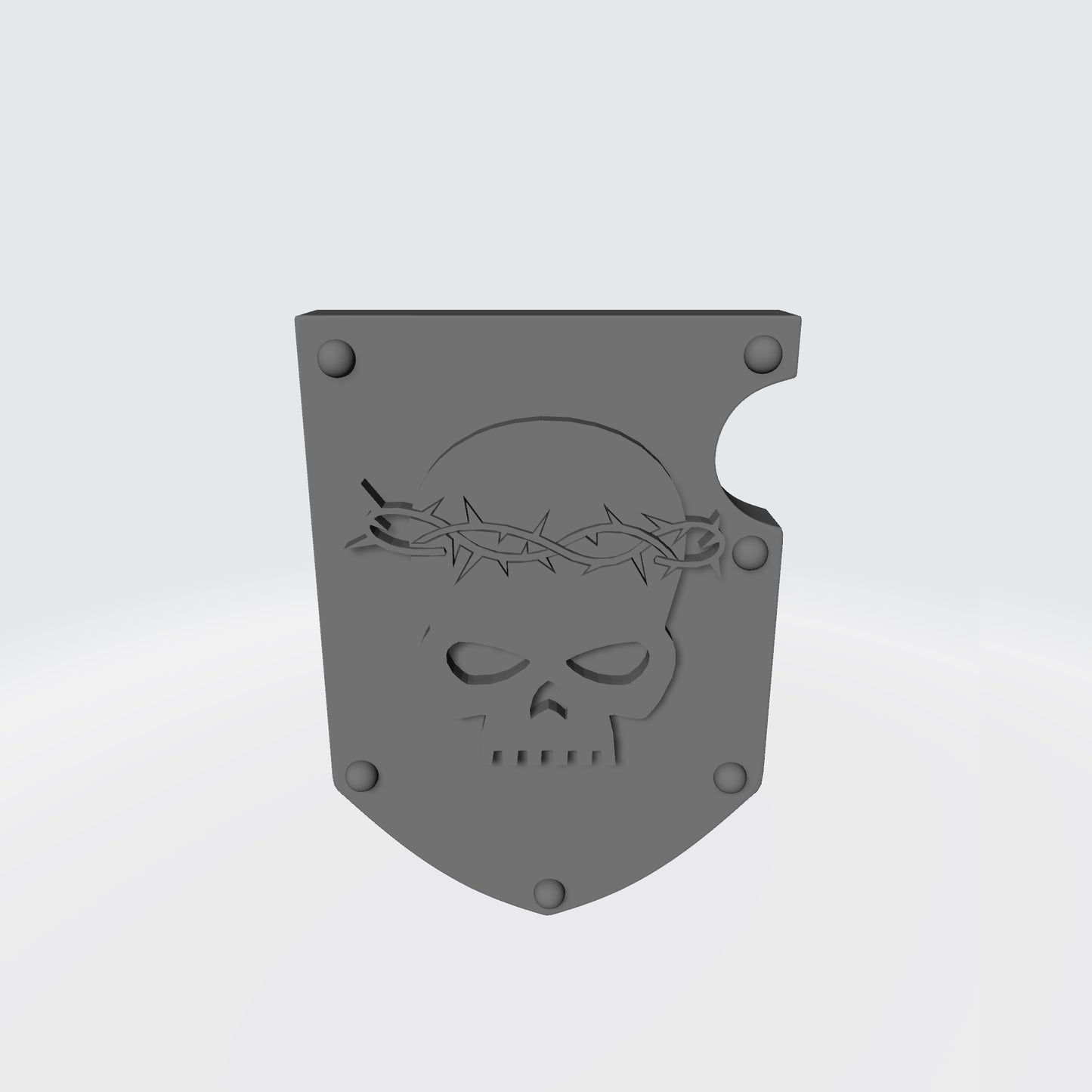 Angels Penitent Chapter Shoulder Pad Shield Ver. 01 for McFarlane Toys Grimdark Marine Action Figures