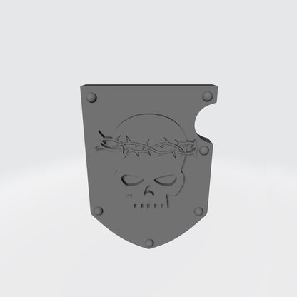 Angels Penitent Chapter Shoulder Pad Shield Ver. 01 for McFarlane Toys Grimdark Marine Action Figures