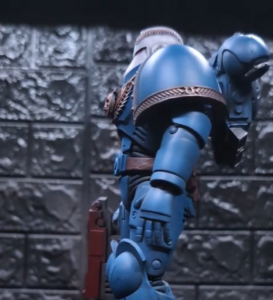 Ultramarines Blank Deluxe MK VII Shoulder Pad for McFarlane Toys Space Marines
