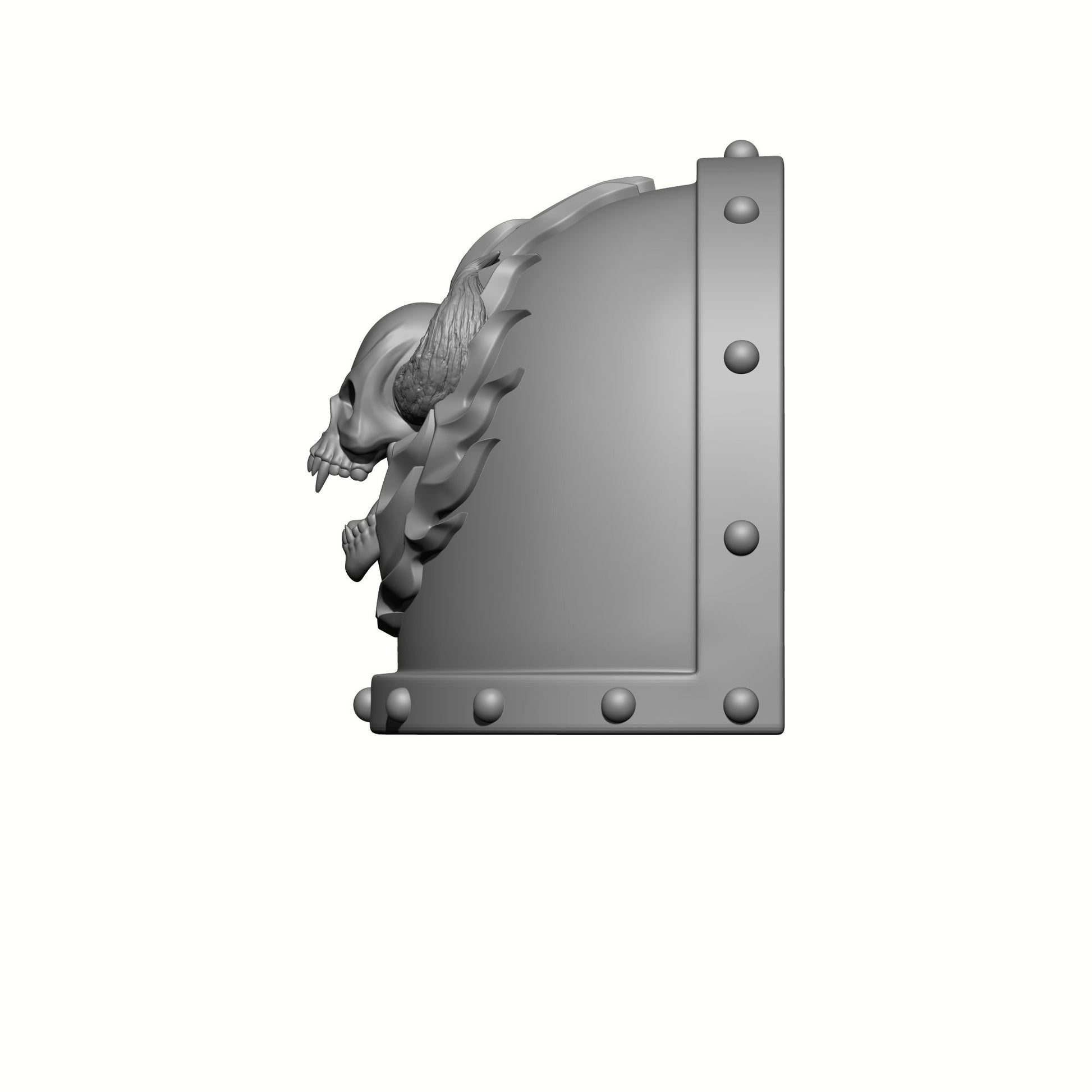 Word Bearers MK VII Elite Shoulder Pad with Studs for McFarlane Toys Space Marine Action Figures