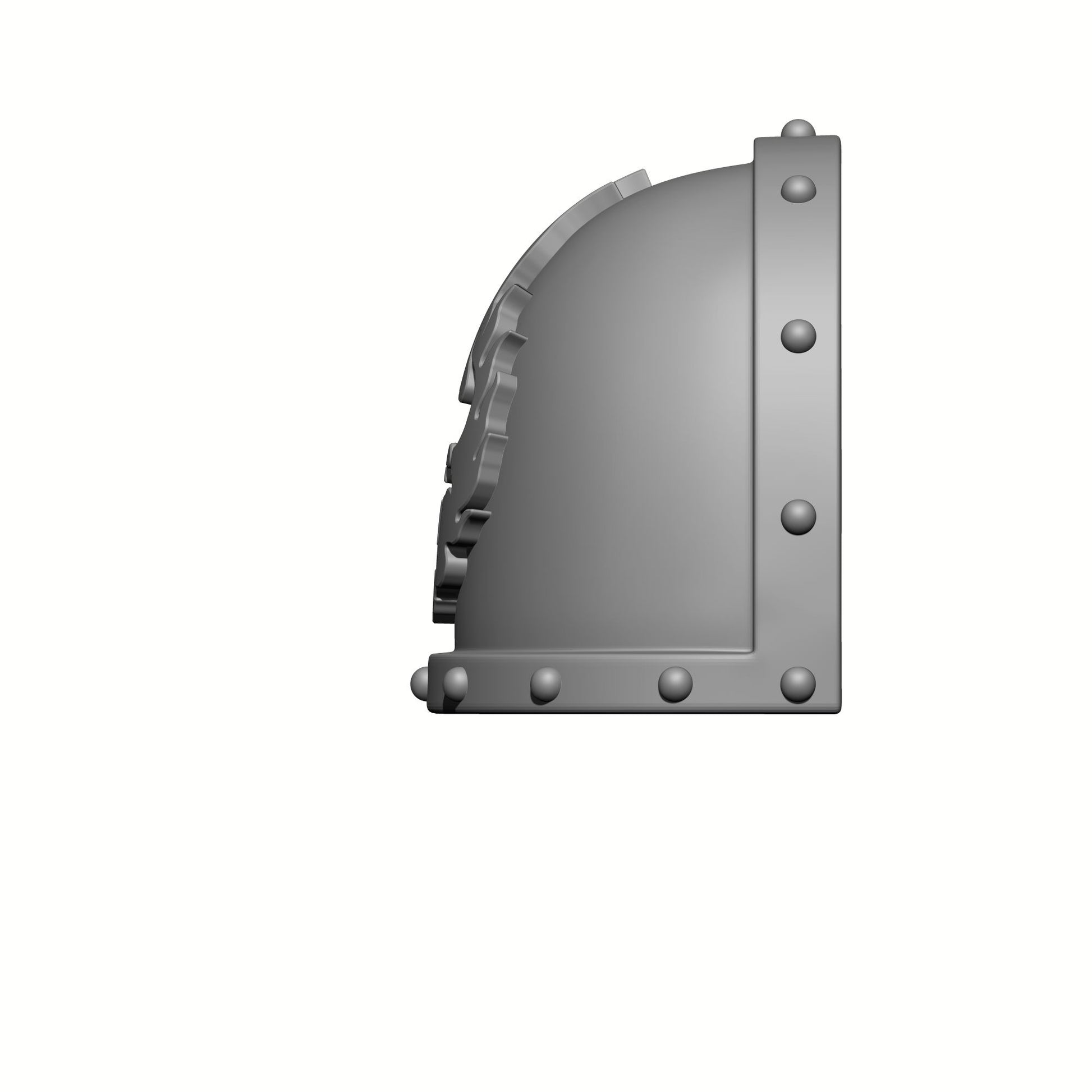 Word Bearers MK VII Shoulder Pad with Studs V1 for McFarlane Toys Space Marine Action Figures