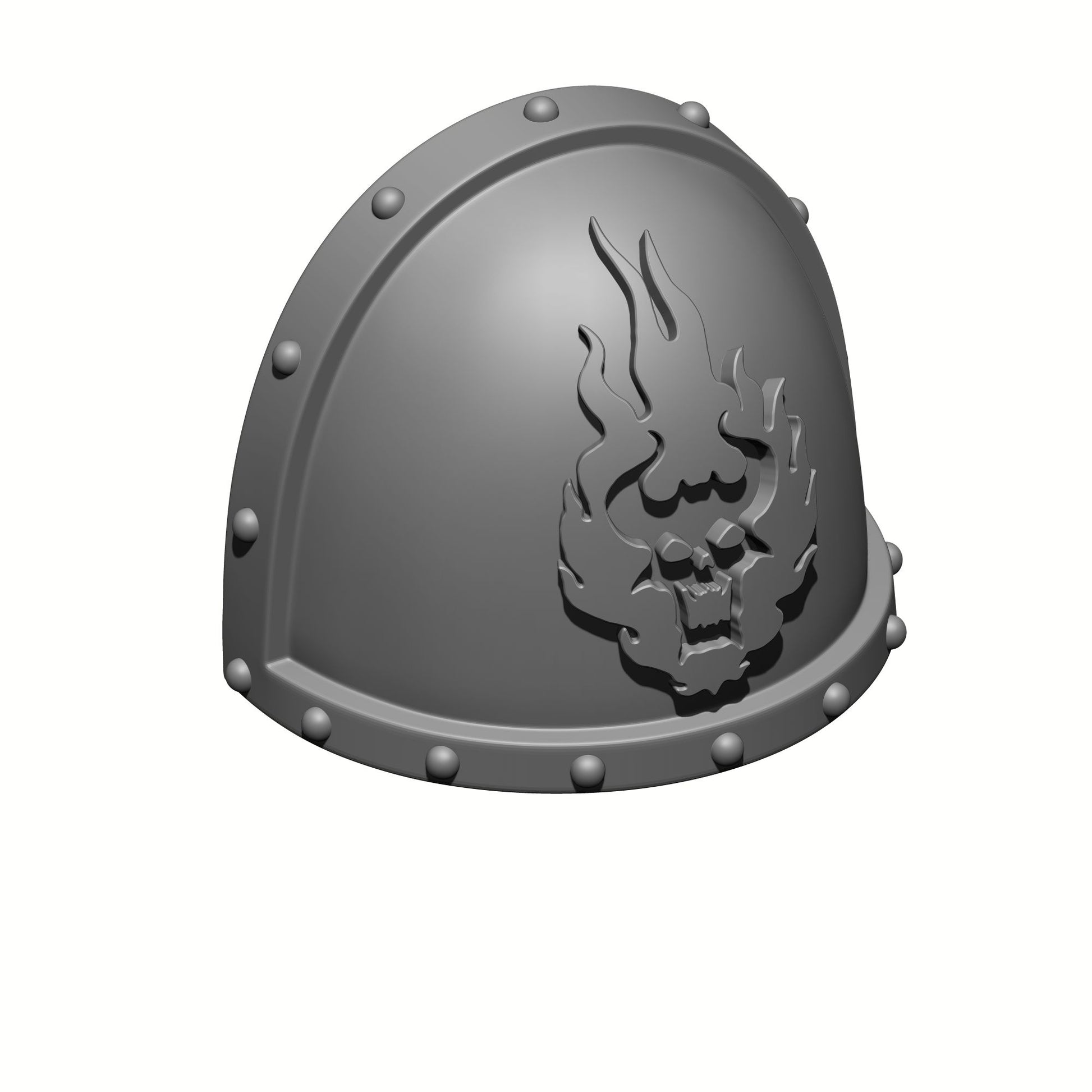 Word Bearers MK VII Shoulder Pad with Studs V1 for McFarlane Toys Space Marine Action Figures