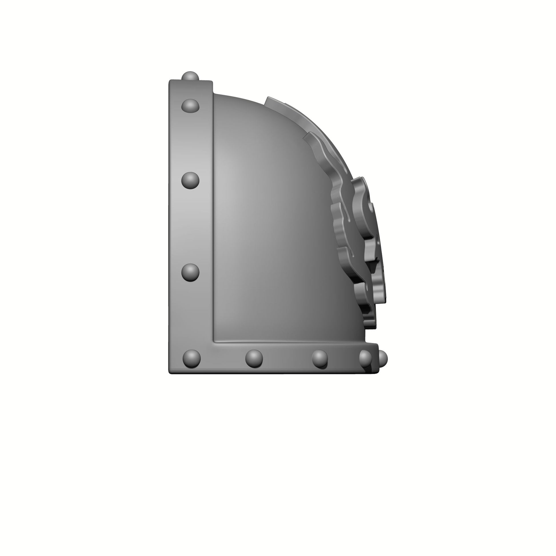 Word Bearers MK VII Shoulder Pad with Studs V2 for McFarlane Toys Space Marine Action Figures