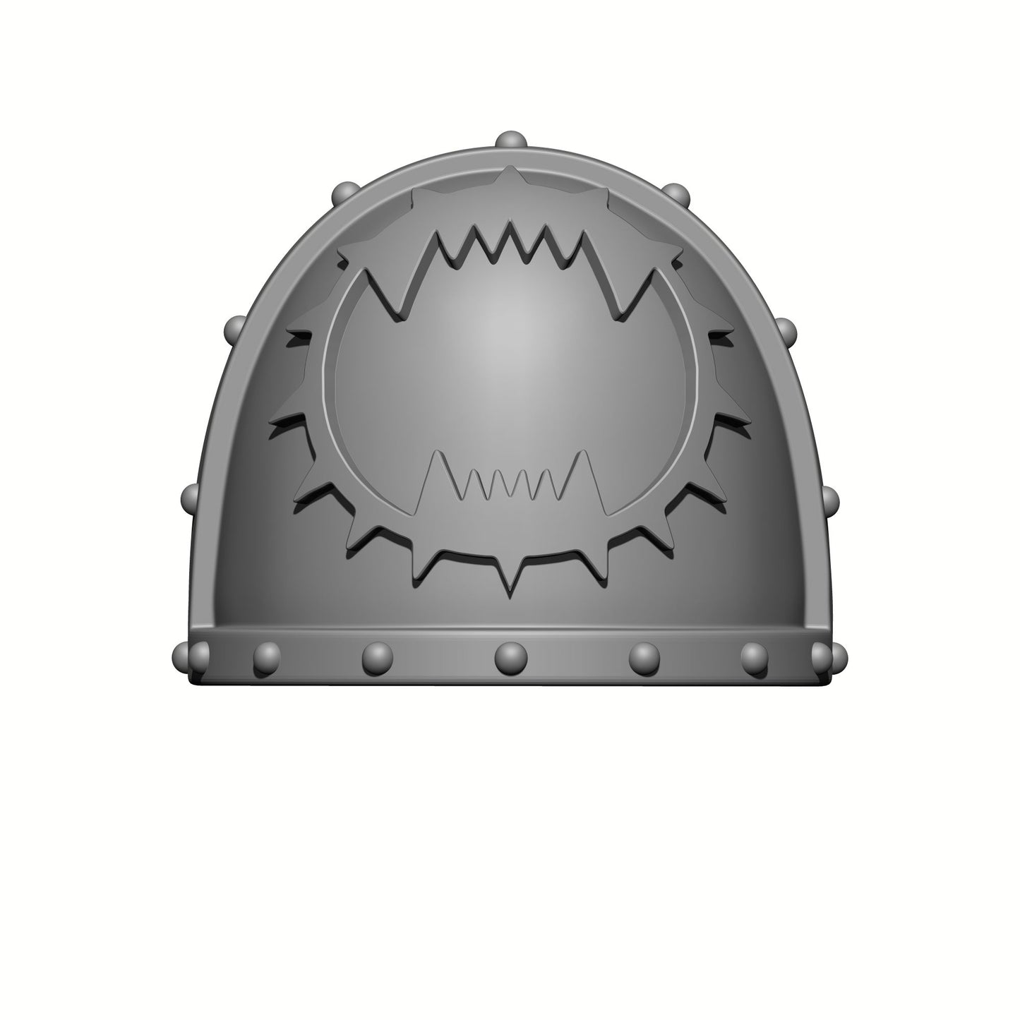 World Eaters Chapter MKVII Shoulder Pad - Teeth: Compatible with McFarlane Space Marine Action Figures