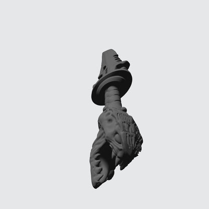 Ultramarine Tyrannic War Veteran Bone Blade with Bughead Pommel for McFarlane Toys Space Marines