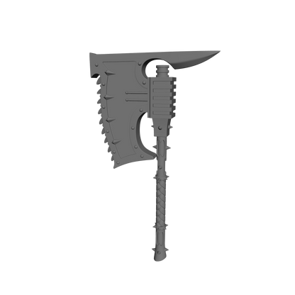Giant Champion Chain Axe accessory compatible with McFarlane Toys 7-inch armored action figures.
