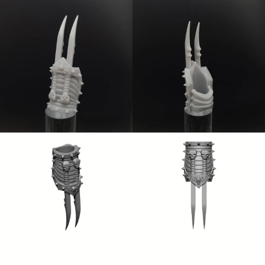 3D Printed Konrad Curze Night Lords Legion Lightning Claws Compatible with McFarlane Toys Space Marines 1:12th Scale Action Figures Mercy and Forgiveness