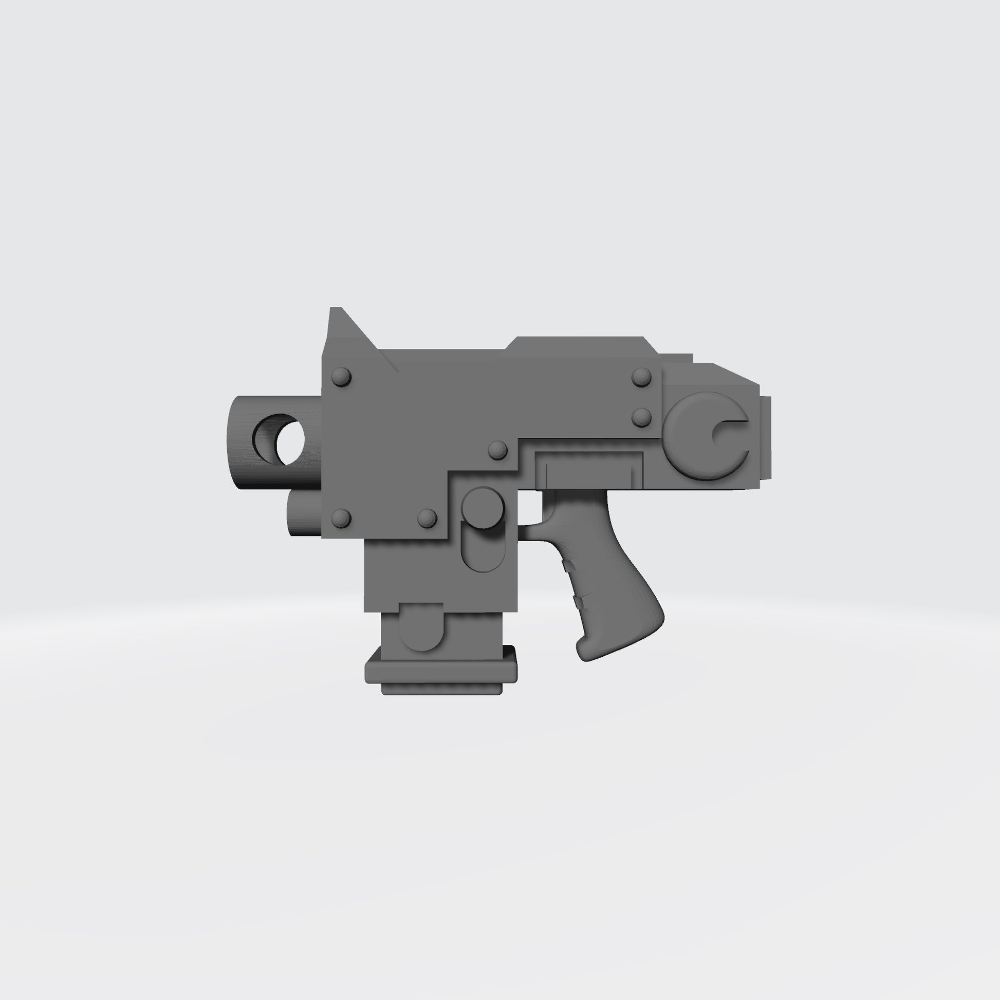 Warrior Order Strike Pistol V1 custom resin weapon compatible with McFarlane Toys 7-inch armored action figures