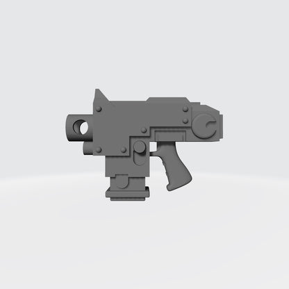 Warrior Order Strike Pistol V1 custom resin weapon compatible with McFarlane Toys 7-inch armored action figures