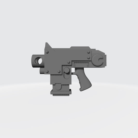 Warrior Order Strike Pistol V1 custom resin weapon compatible with McFarlane Toys 7-inch armored action figures