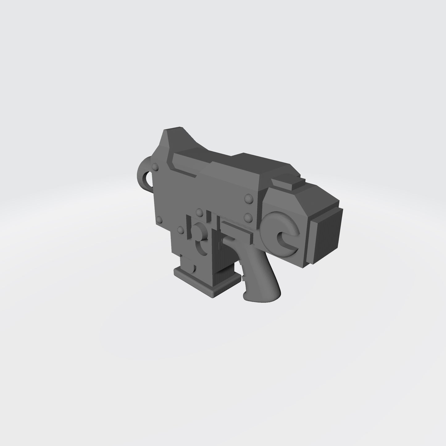 Warrior Order Strike Pistol V1 custom resin weapon compatible with McFarlane Toys 7-inch armored action figures