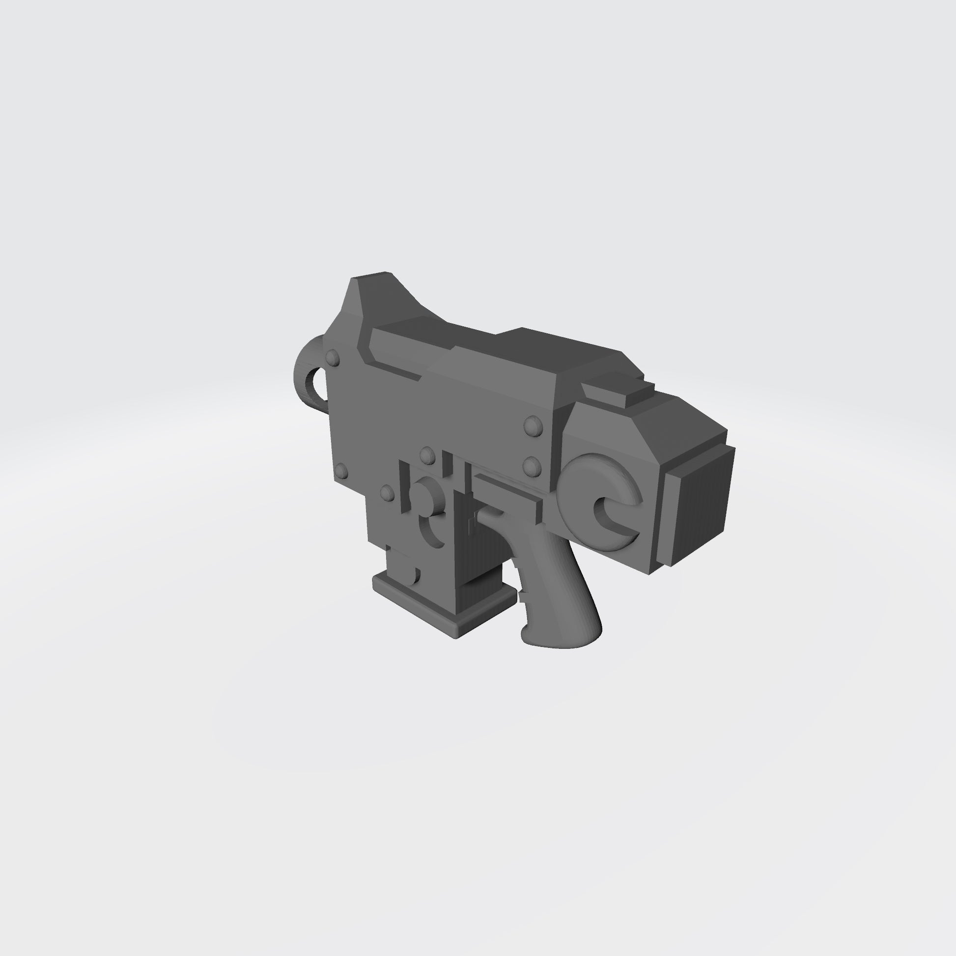 Warrior Order Strike Pistol V1 custom resin weapon compatible with McFarlane Toys 7-inch armored action figures