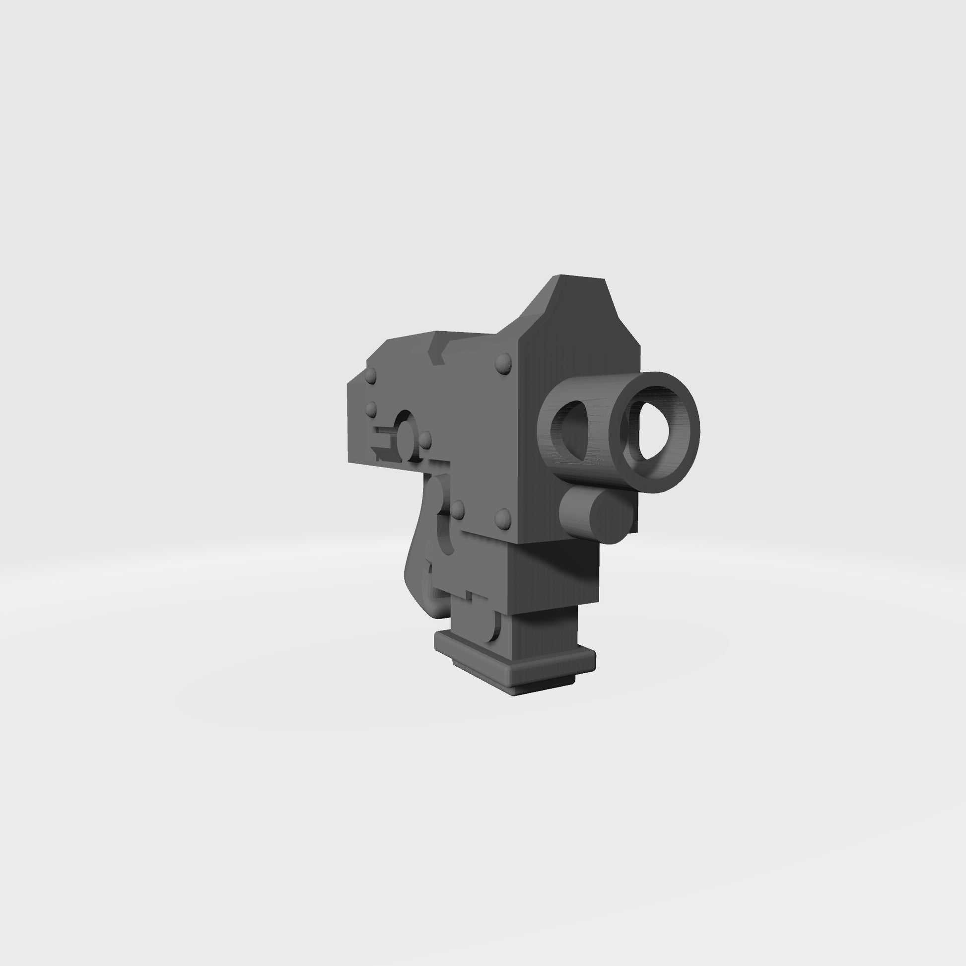Warrior Order Strike Pistol V1 custom resin weapon compatible with McFarlane Toys 7-inch armored action figures
