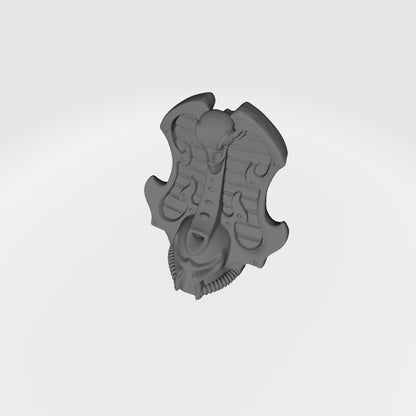 Thousand Sons Rubric Helmet with Raven compatible with McFarlane Toys Space Marines