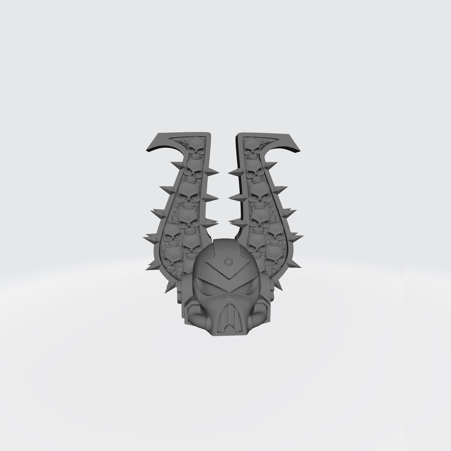 World Eaters Legions Berzerker Skull Helmet Ver. 2 for McFarlane Toys Traitor Marine Action Figures