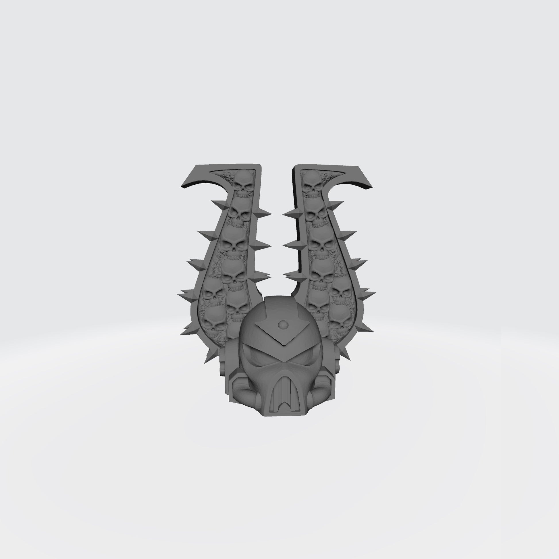 World Eaters Legions Berzerker Skull Helmet Ver. 2 for McFarlane Toys Traitor Marine Action Figures