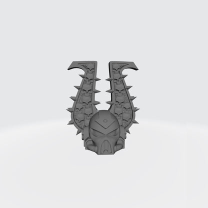 World Eaters Legions Berzerker Skull Helmet Ver. 2 for McFarlane Toys Traitor Marine Action Figures