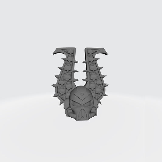 World Eaters Legions Berzerker Skull Helmet Ver. 2 for McFarlane Toys Traitor Marine Action Figures